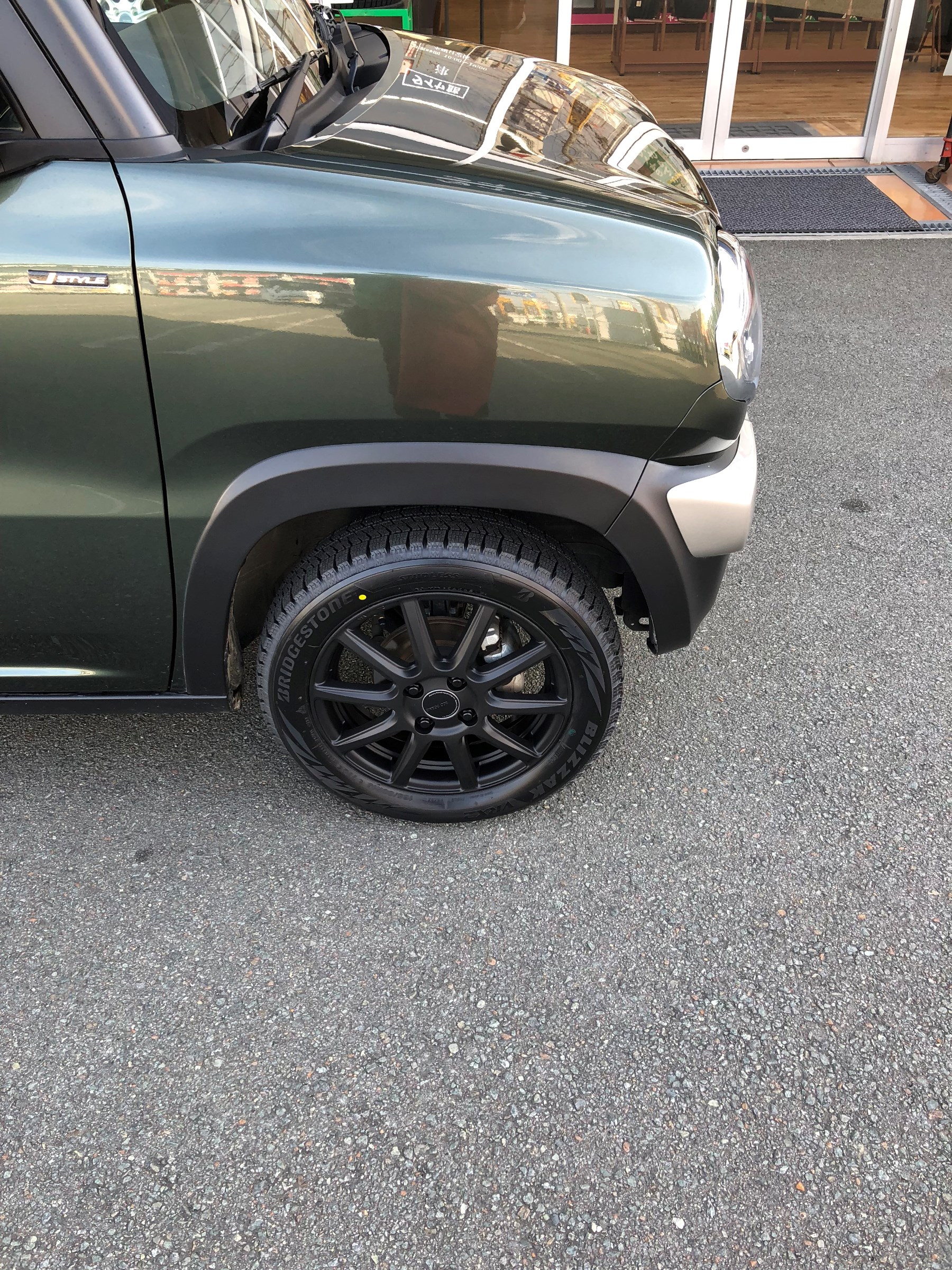 ハスラーにスタッドレスホイールセットをお取り付けしました。 | 店舗