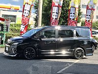 MC後新型ヴォクシーに車高調取付け&インチアップ | 店舗おススメ情報