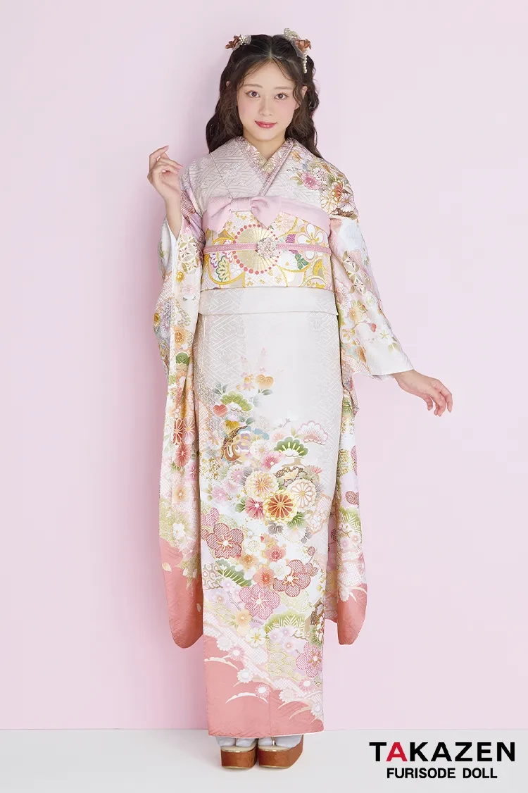 新作発表📢】2027年成人式トレンド✨王道可愛いくすみカラー振袖