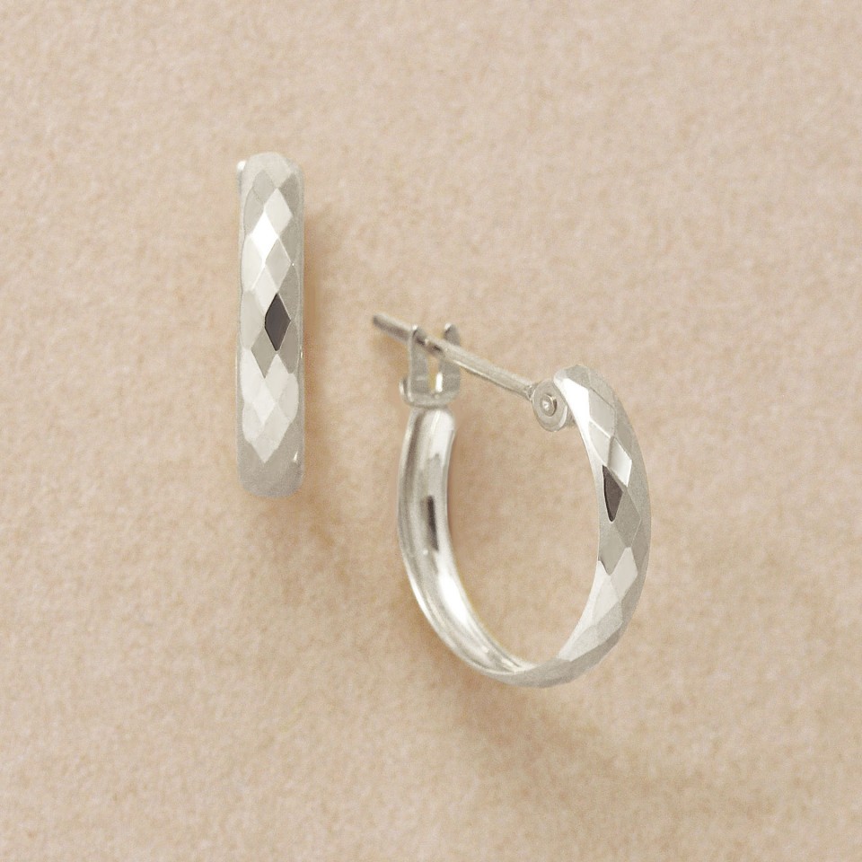 K14WG フープピアス片耳 K14 WG フープピアス 片耳2×12 TAKE-UP ONLINE