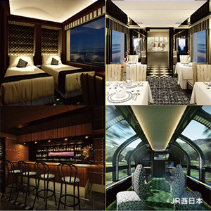 木版画制作 JR西日本「TWILIGHT EXPRESS 瑞風」車内ポスター | 木版