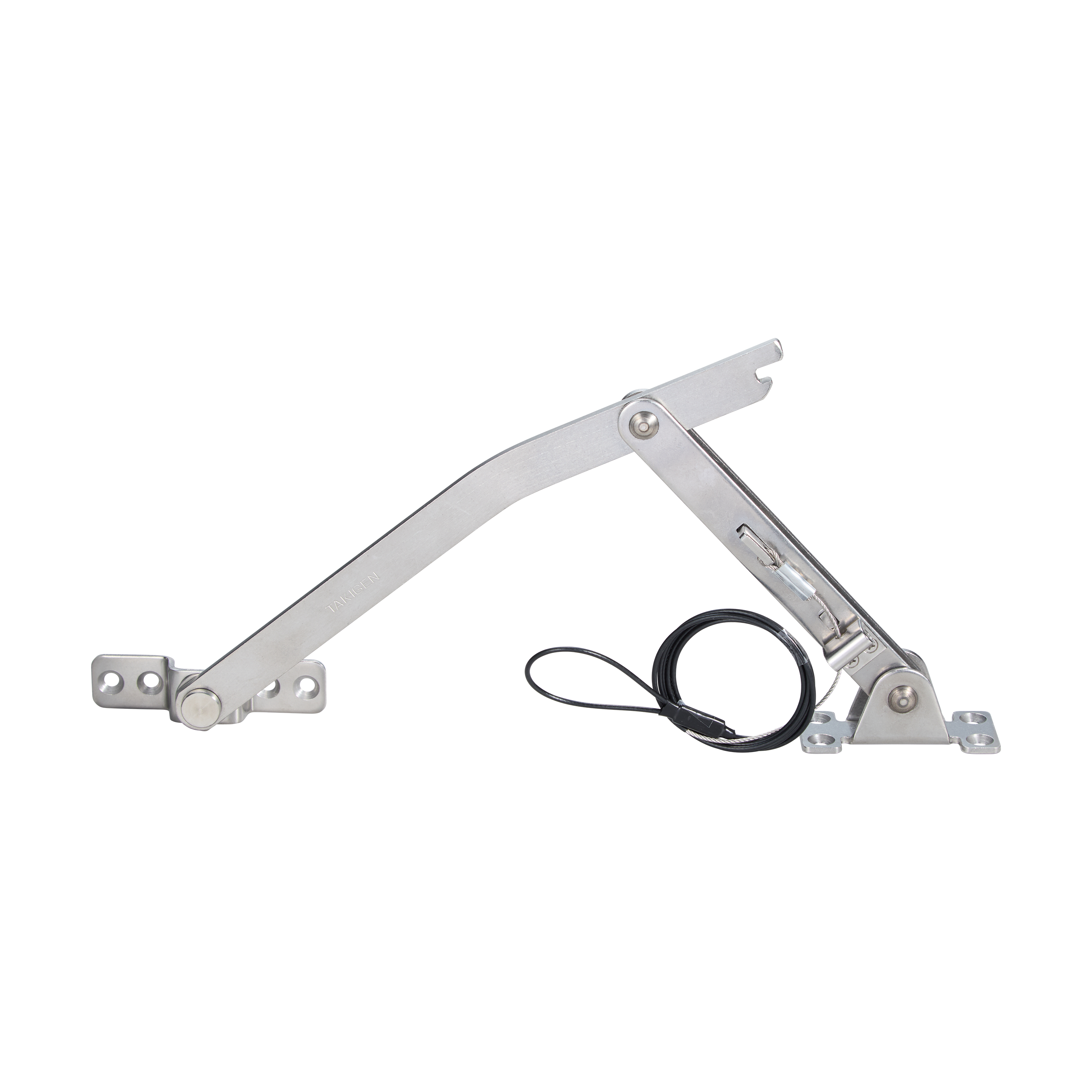 B-1450-W-1-R ステンレス ストッパー付重量扉用ステー | TAKIGEN