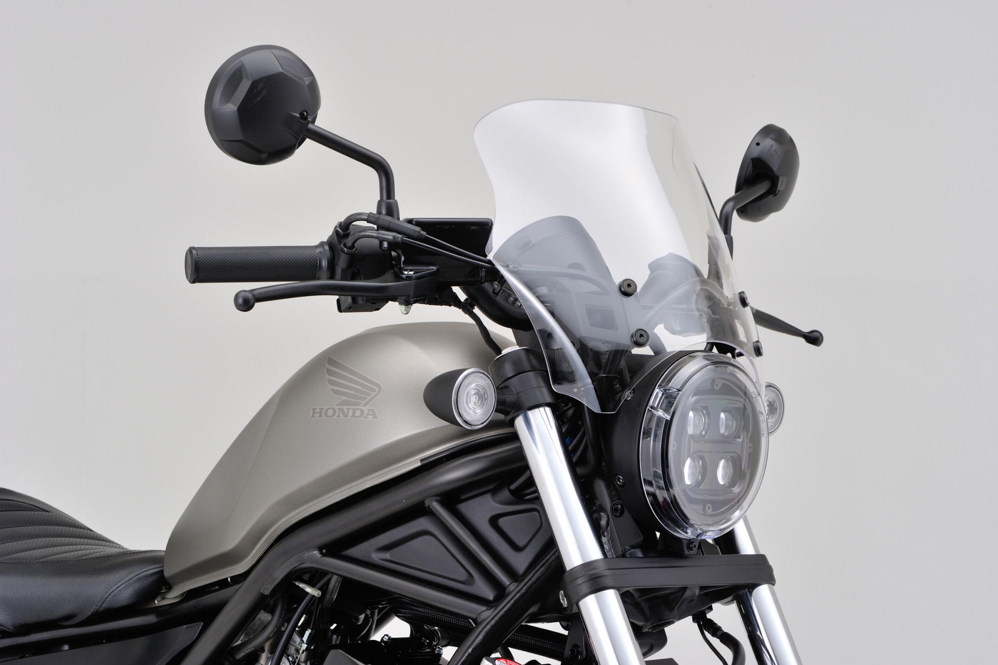 レブル250/500用”Blast barrier®“で走行風をカットで疲労感軽減