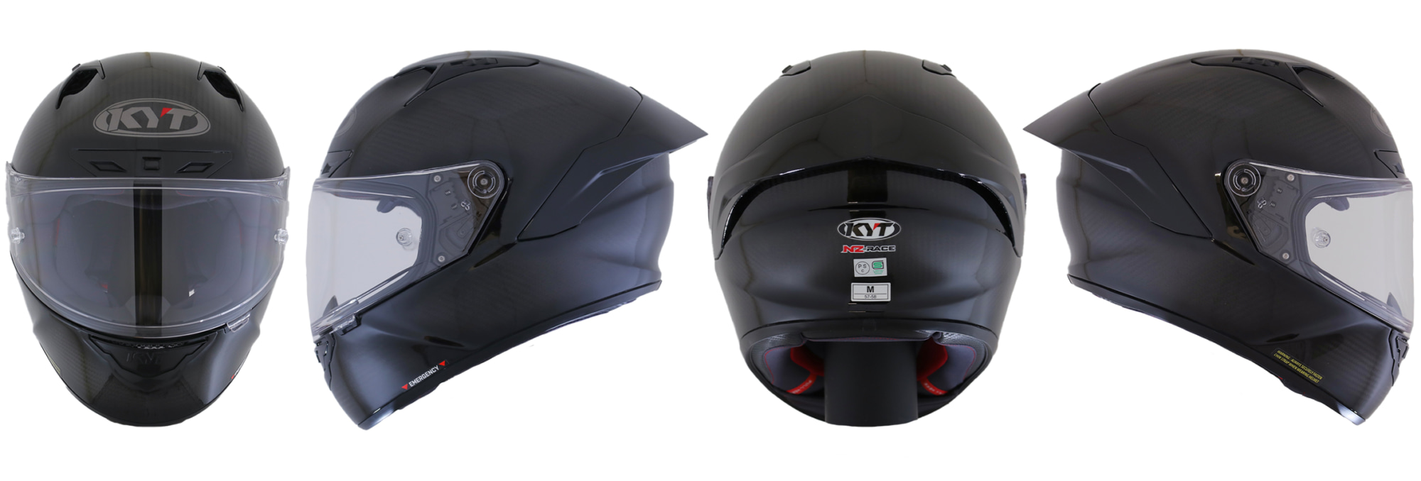 KYTのスポイラー付フルフェイスNZ RACEの詳細に迫る - バイクニュース