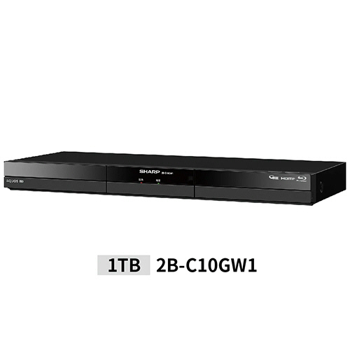 たのめーる】シャープ AQUOS ブルーレイディスクレコーダー 2K 1TB