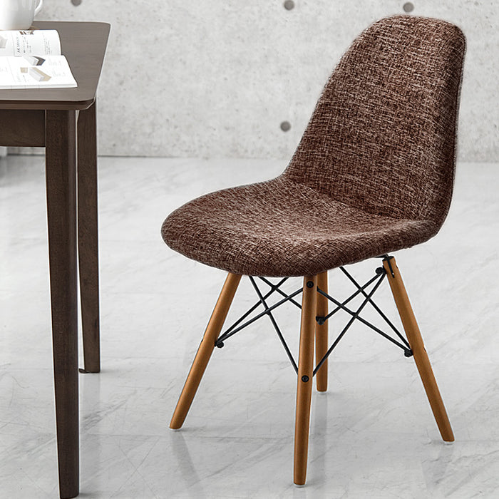 2脚セット] イームズチェア ファブリック ダイニングチェア DSW
