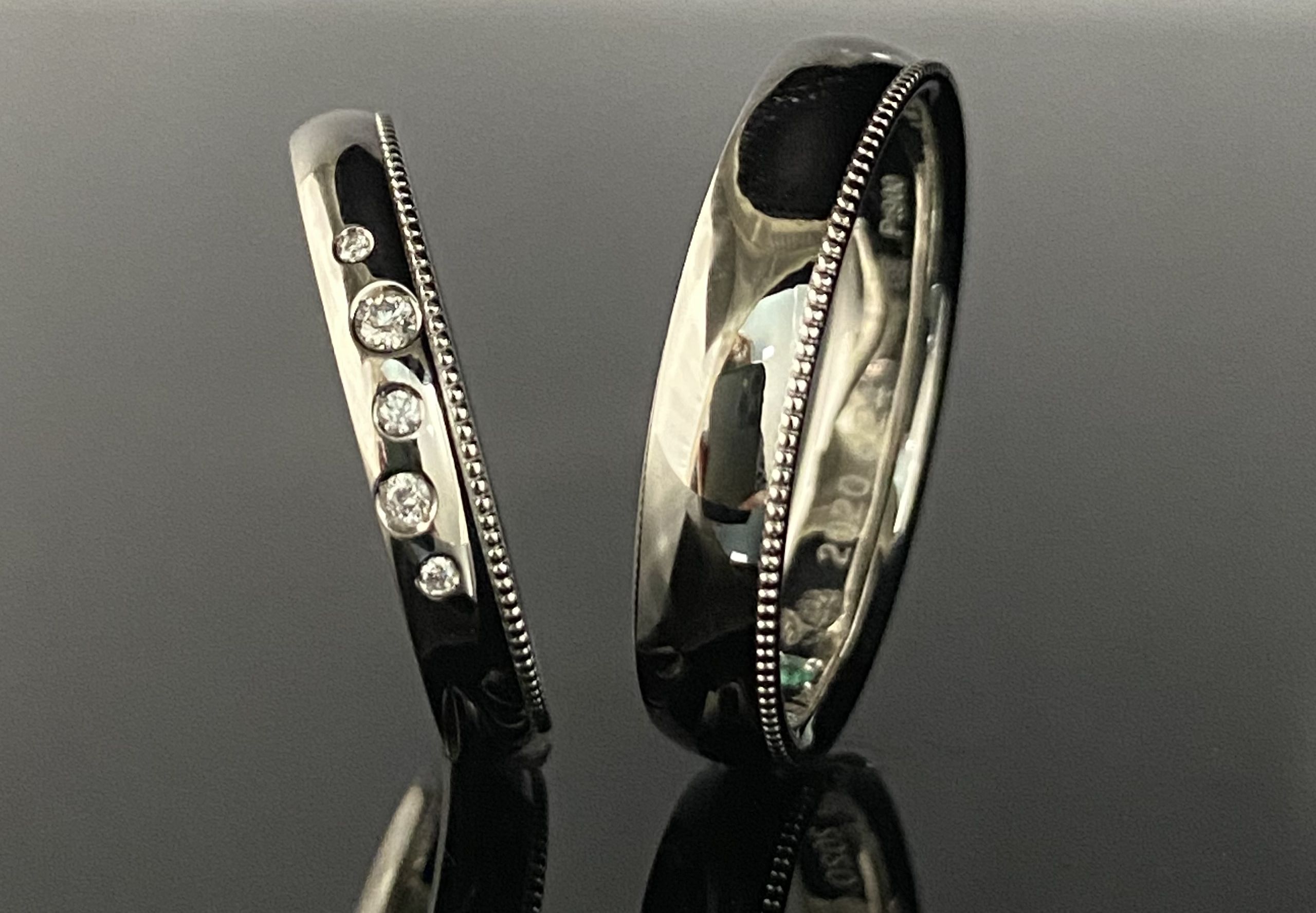 希望をすべて実現したフルオーダーマリッジリング | 結婚・婚約指輪の