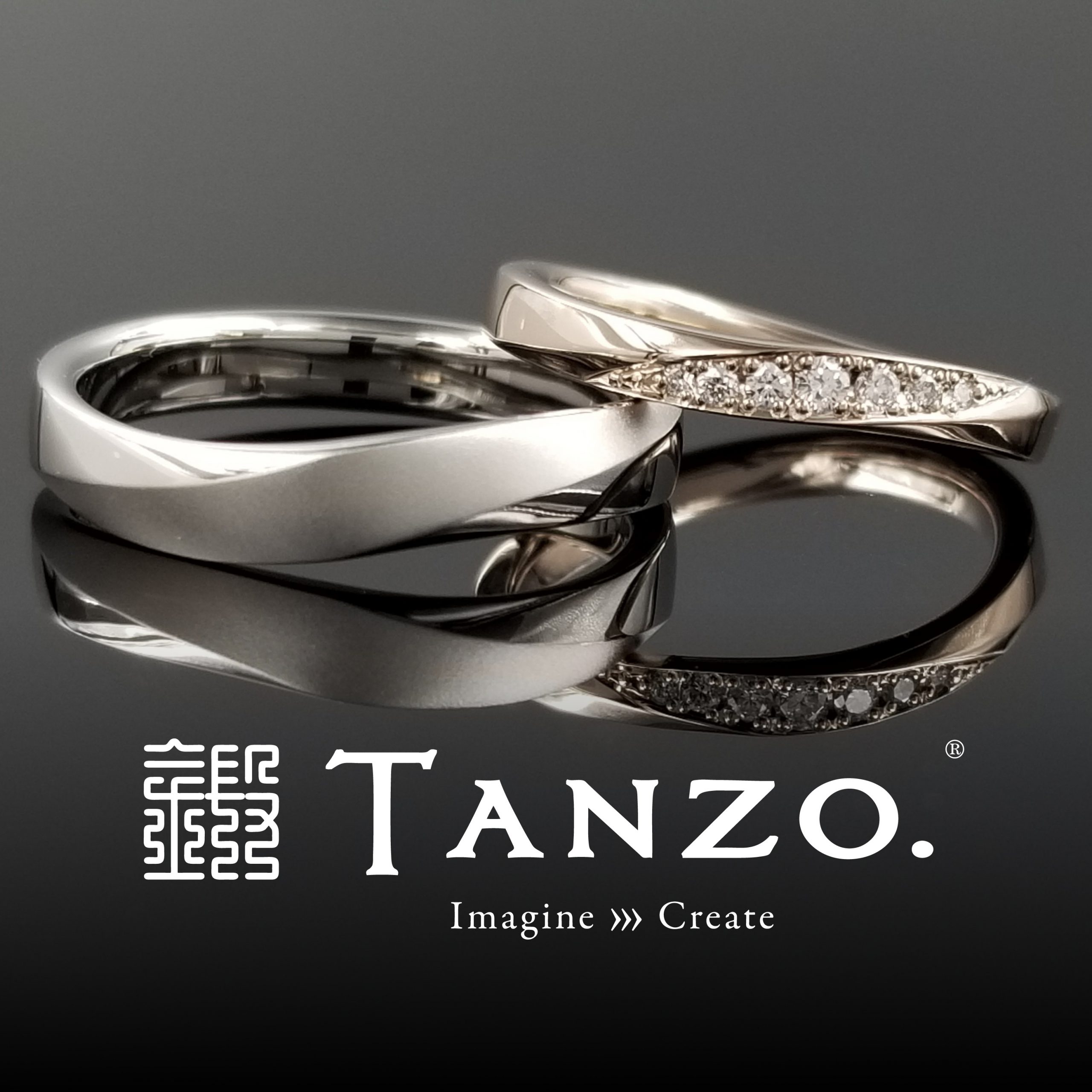 雲の通ひ路】 | 結婚・婚約指輪のオーダーメイドは鍛造指輪＜TANZO＞