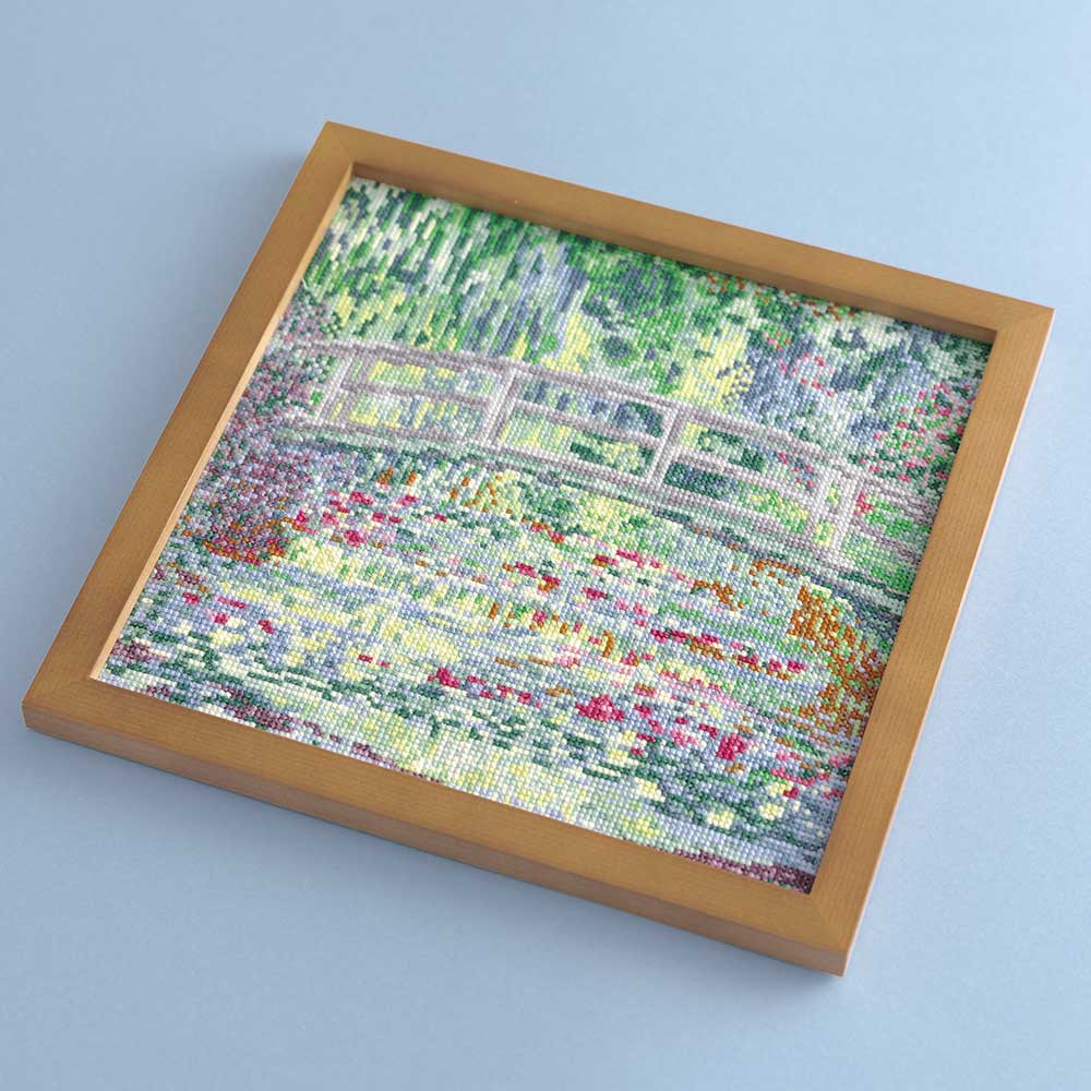 ホビーラホビーレ クロスステッチフレーム［睡蓮の池］: キット