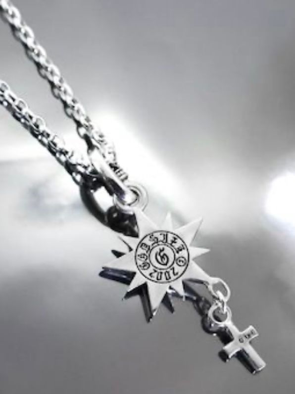 GODSIZE - 《受注生産》10P STAR with CROSS NECKLACE / 10ピークス