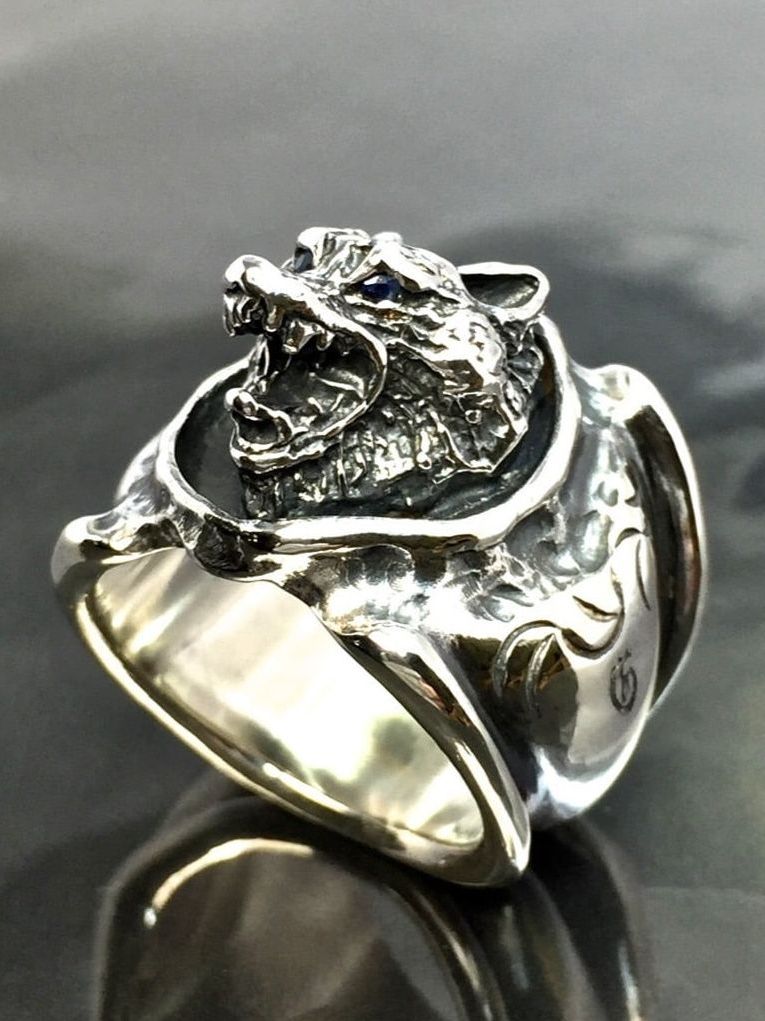 GODSIZE - 《受注生産》WOLF RING / ウルフリング / 注文から1～4週間