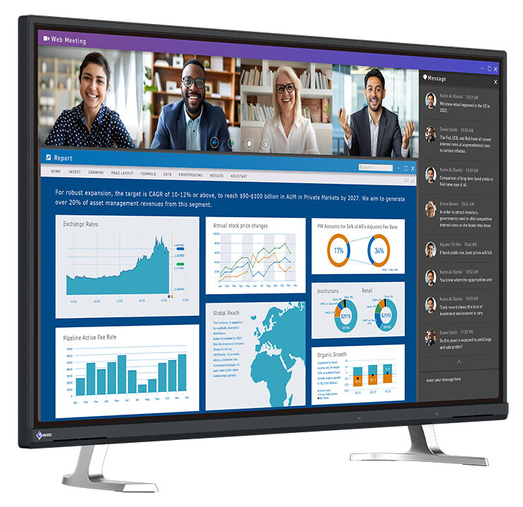 EIZO Releases FlexScan EV4340X 4K IPS Monitor | TechPowerUp