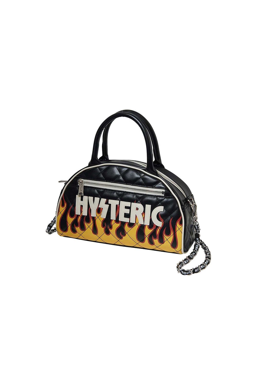 HYSTERIC GLAMOUR - HYSTERIC FIRE ボストンバッグ / ブラック | Tempt