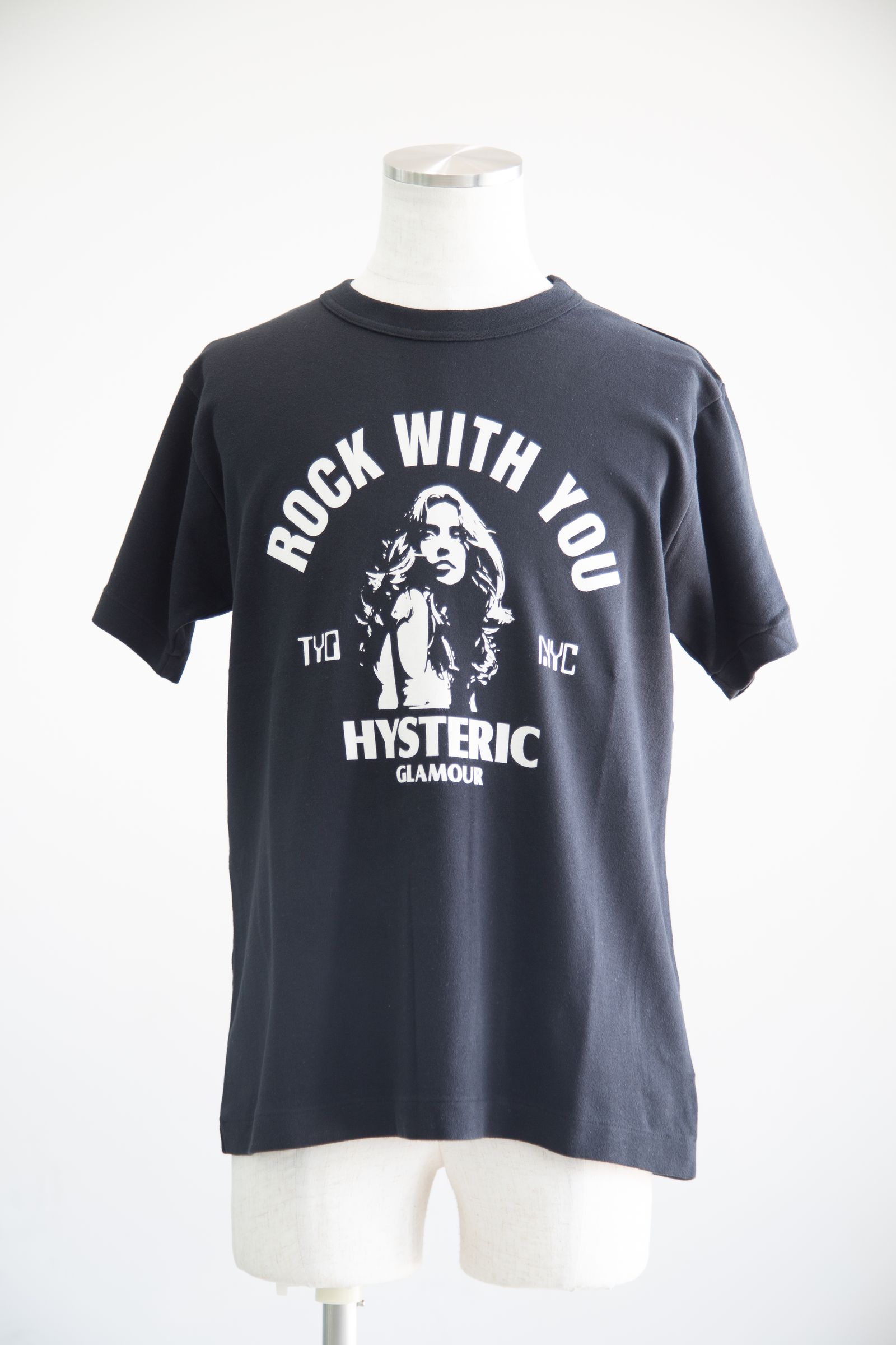HYSTERIC GLAMOUR - ROCK W YOU Tシャツ / ブラック | Tempt
