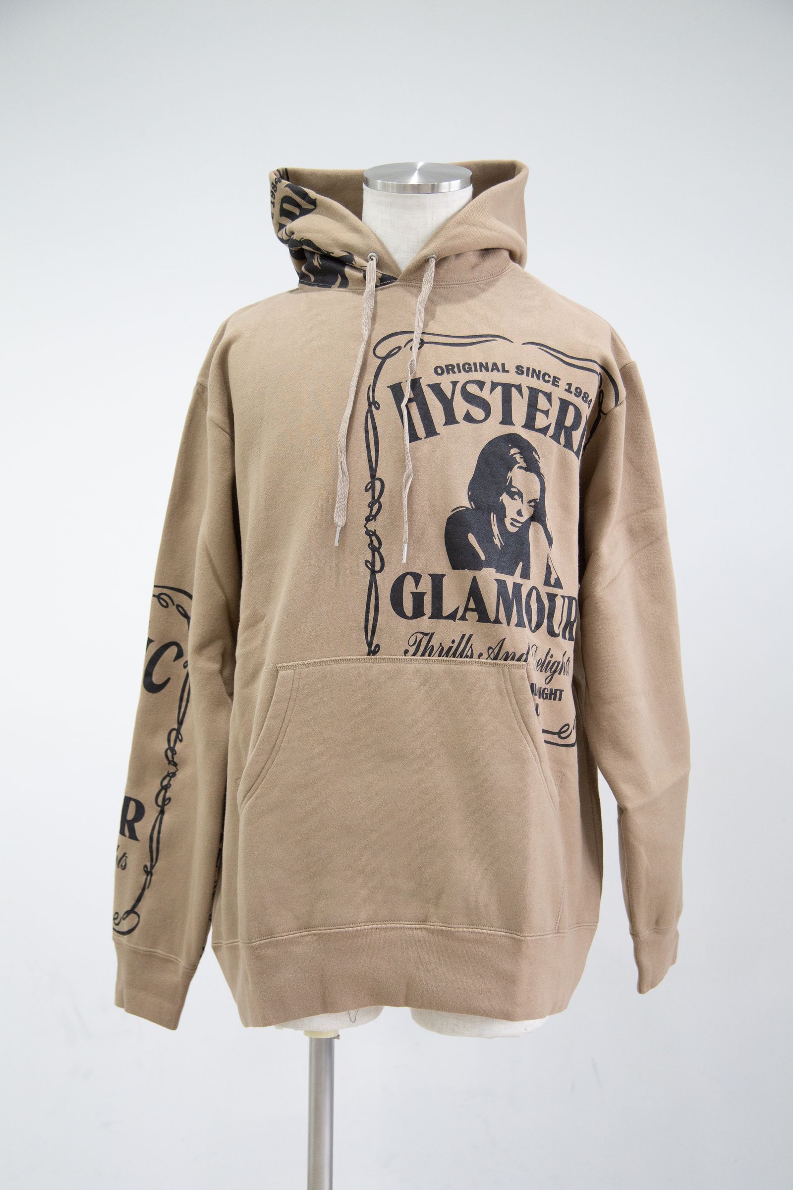 HYSTERIC GLAMOUR - HYS WHISKY パーカー / ベージュ | Tempt