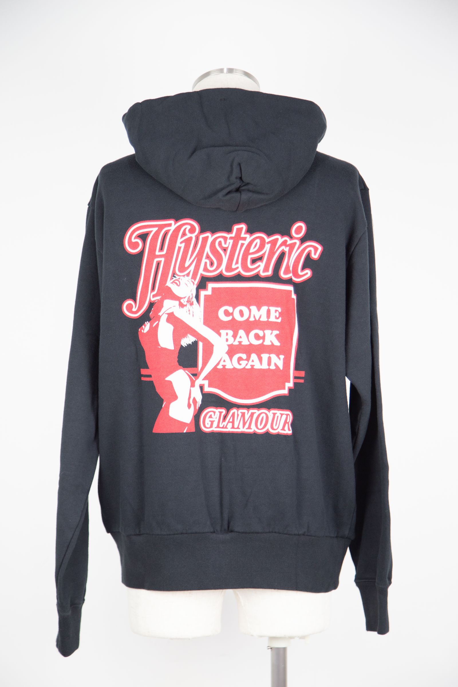 HYSTERIC GLAMOUR - COME BACK AGAIN パーカー / ブラック | Tempt