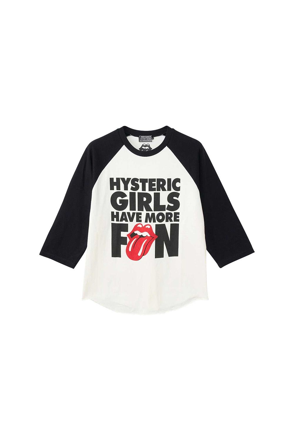 HYSTERIC GLAMOUR - THE ROLLING STONES/HAVE MORE FUN 七分袖Tシャツ