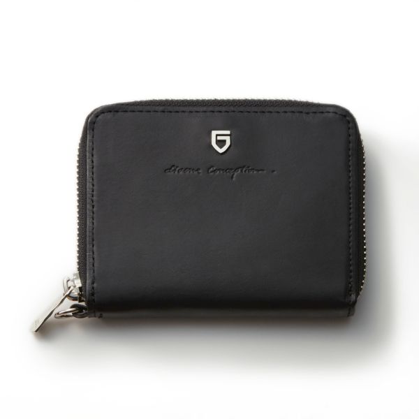 GARNI - Sign Zip Mini Wallet / ブラック | Tempt