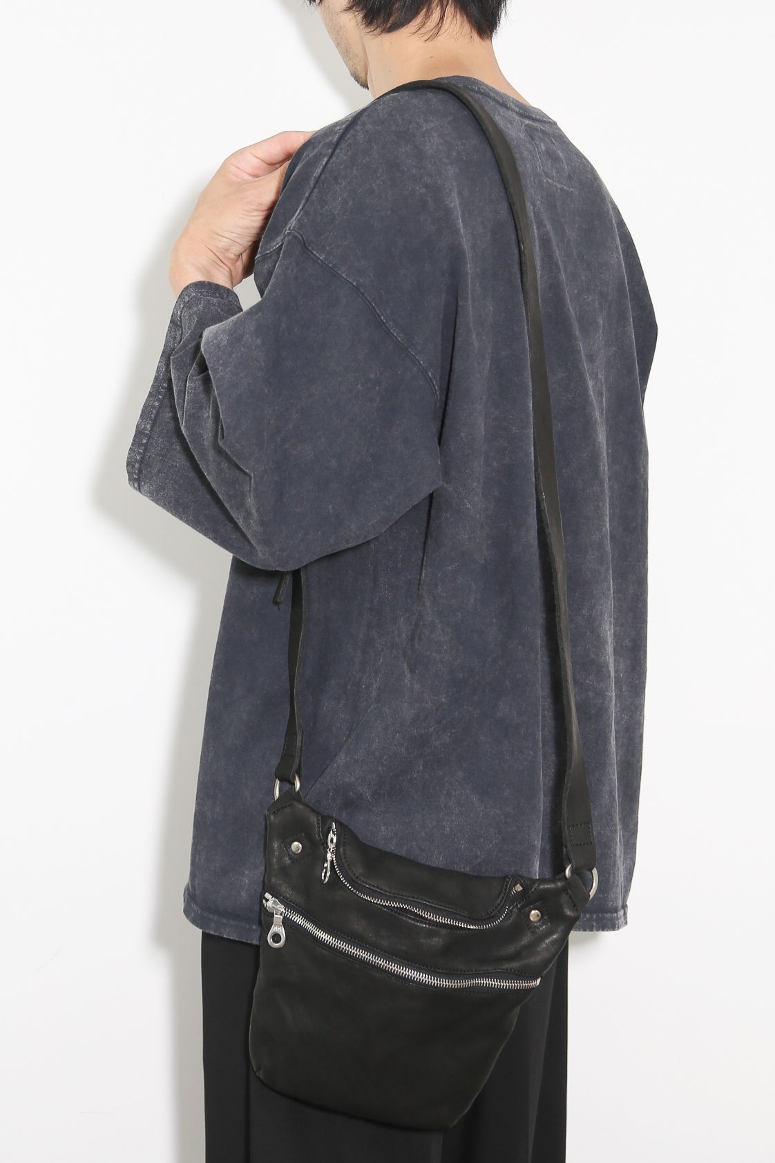 ISAMU KATAYAMA BACKLASH - DOUBLE SHOULDER GARMENT-DYED SHOULDER