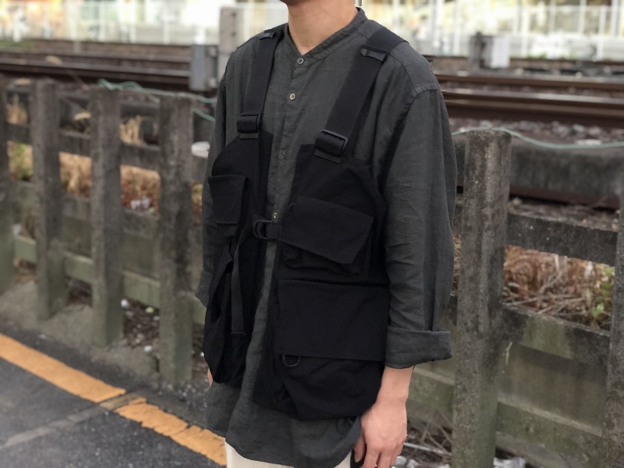 stein(シュタイン) ⁄ 20SS⁄SYSTEM VEST⁄システムベスト⁄S⁄コットン⁄BLK