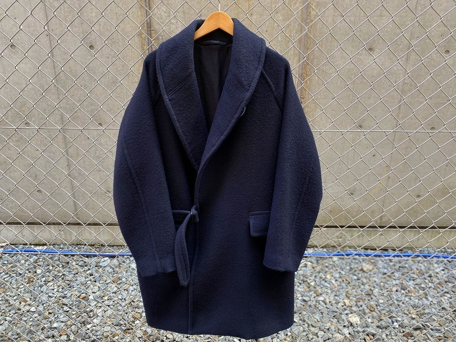 COMOLI/コモリ】完売アイテム”19AWウールショールカラーコート