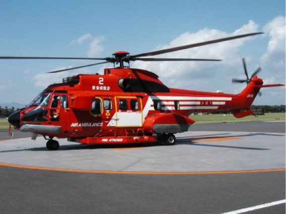 歴代のヘリコプター | 東京消防庁