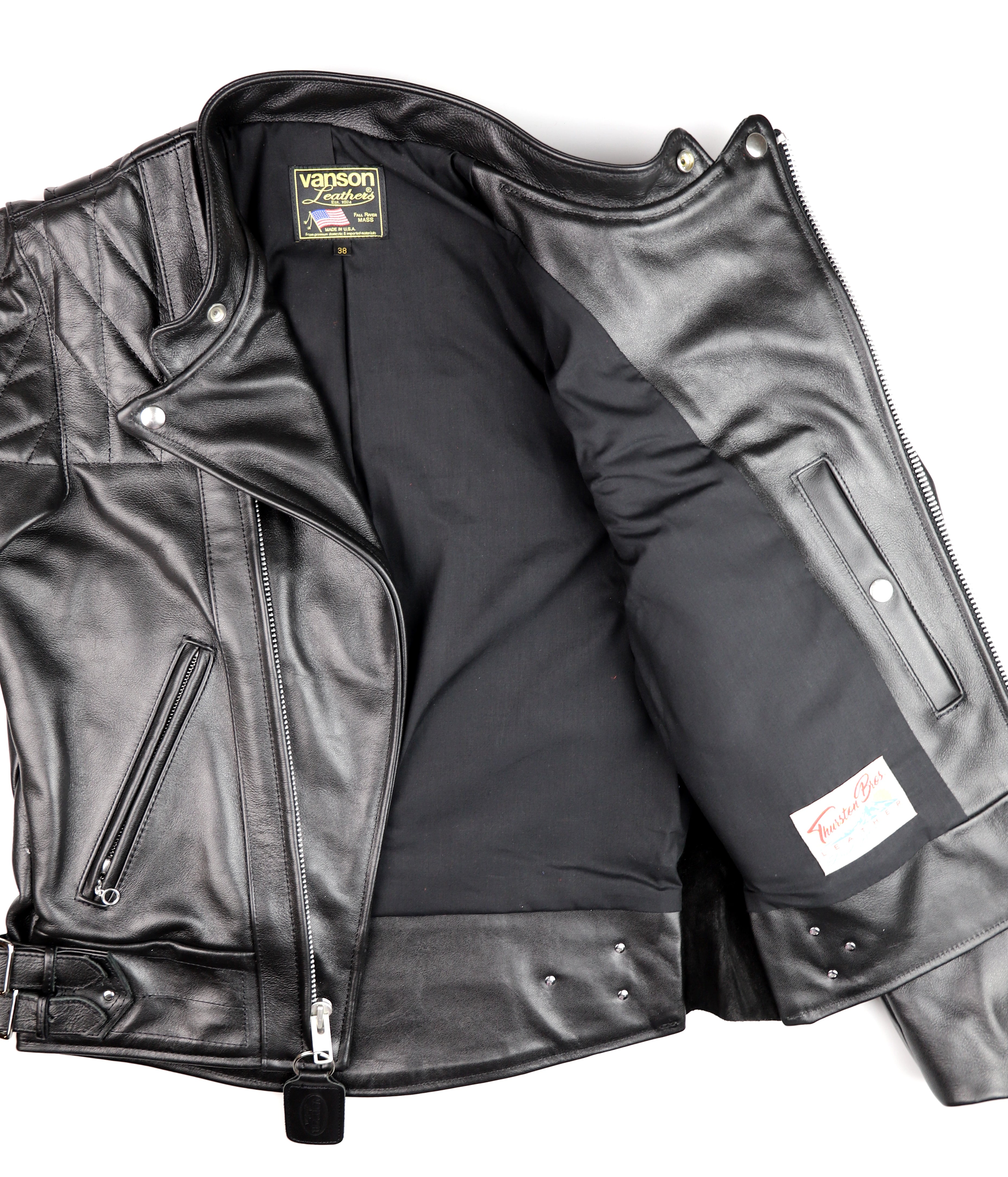 Vanson Chopper Jacket, size 38 – Thurston Bros Rough Wear LLC