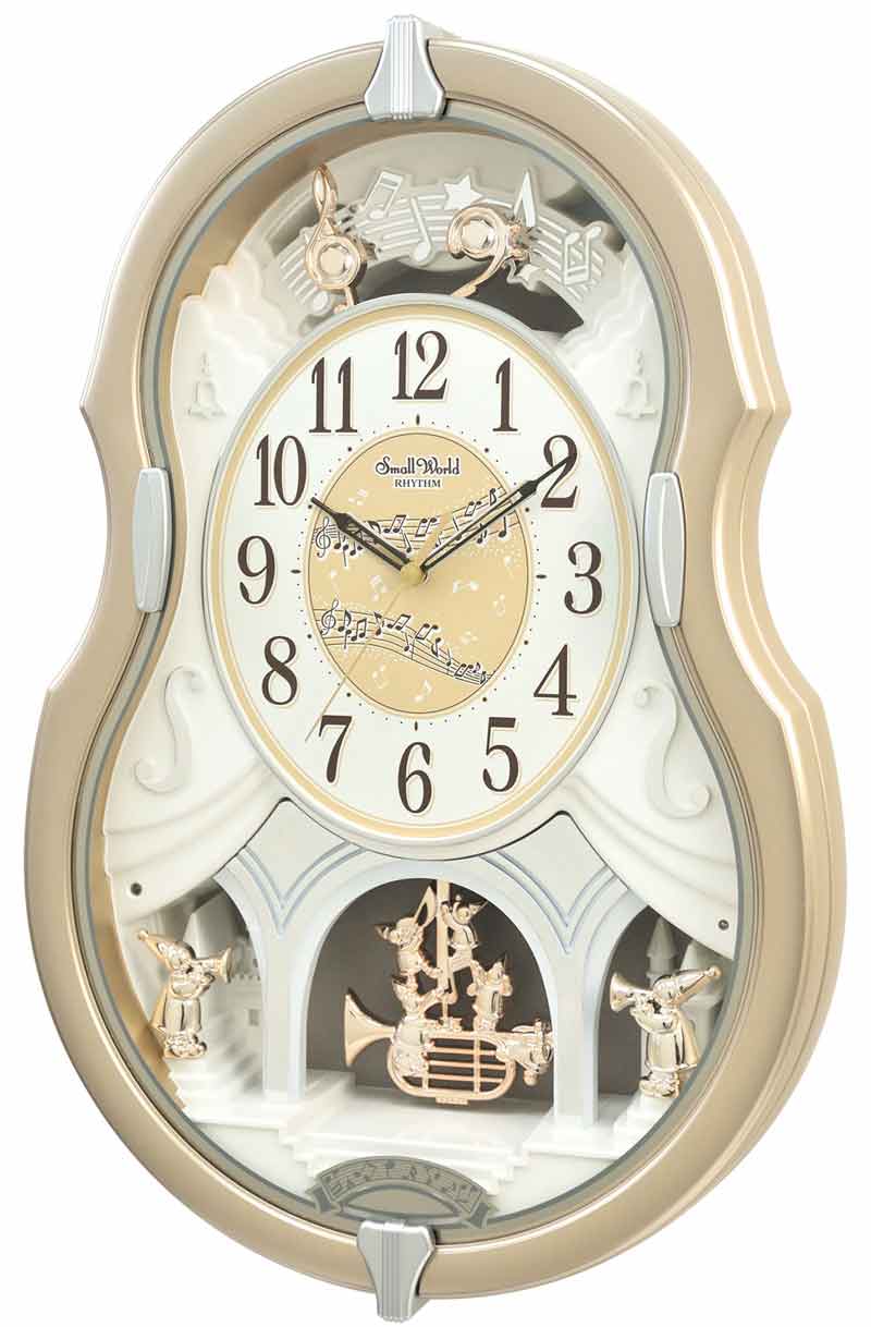 Rhythm 4MJ428WU13 Cello Entertainer - The Clock Depot