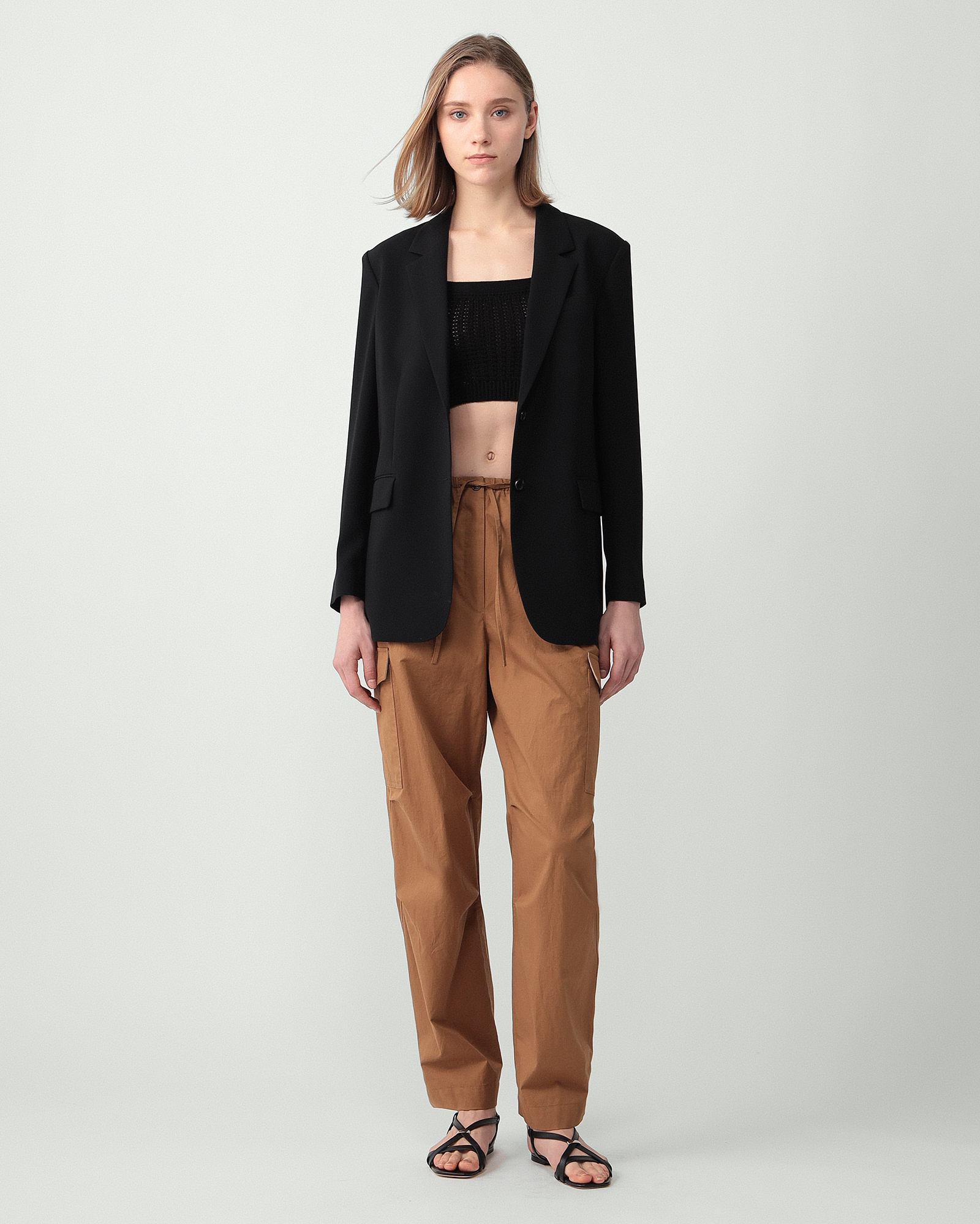 Satin Crepe Straight Blazer | WOMEN（レディース）｜Theory 公式通販