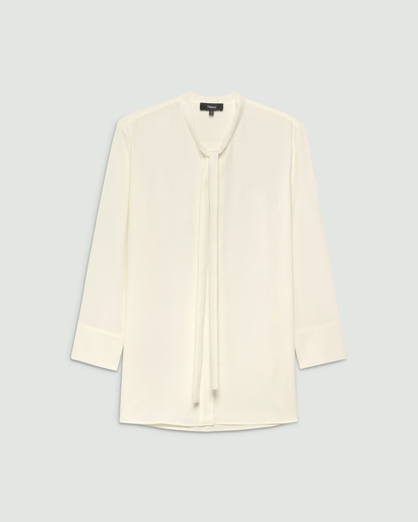一部限定カラー Prime Georgette Tie Blouse | WOMEN（レディース