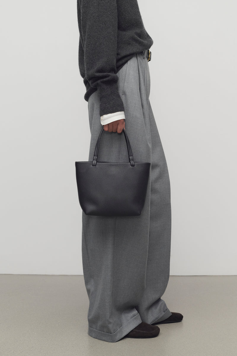 Small Park Tote レザー製のバッグ ブラック – The Row