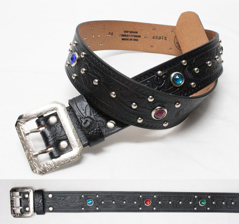 ACE WESTERN BELTS 【Style No. 693 - STYLE1930's 43mm ＜BLACK