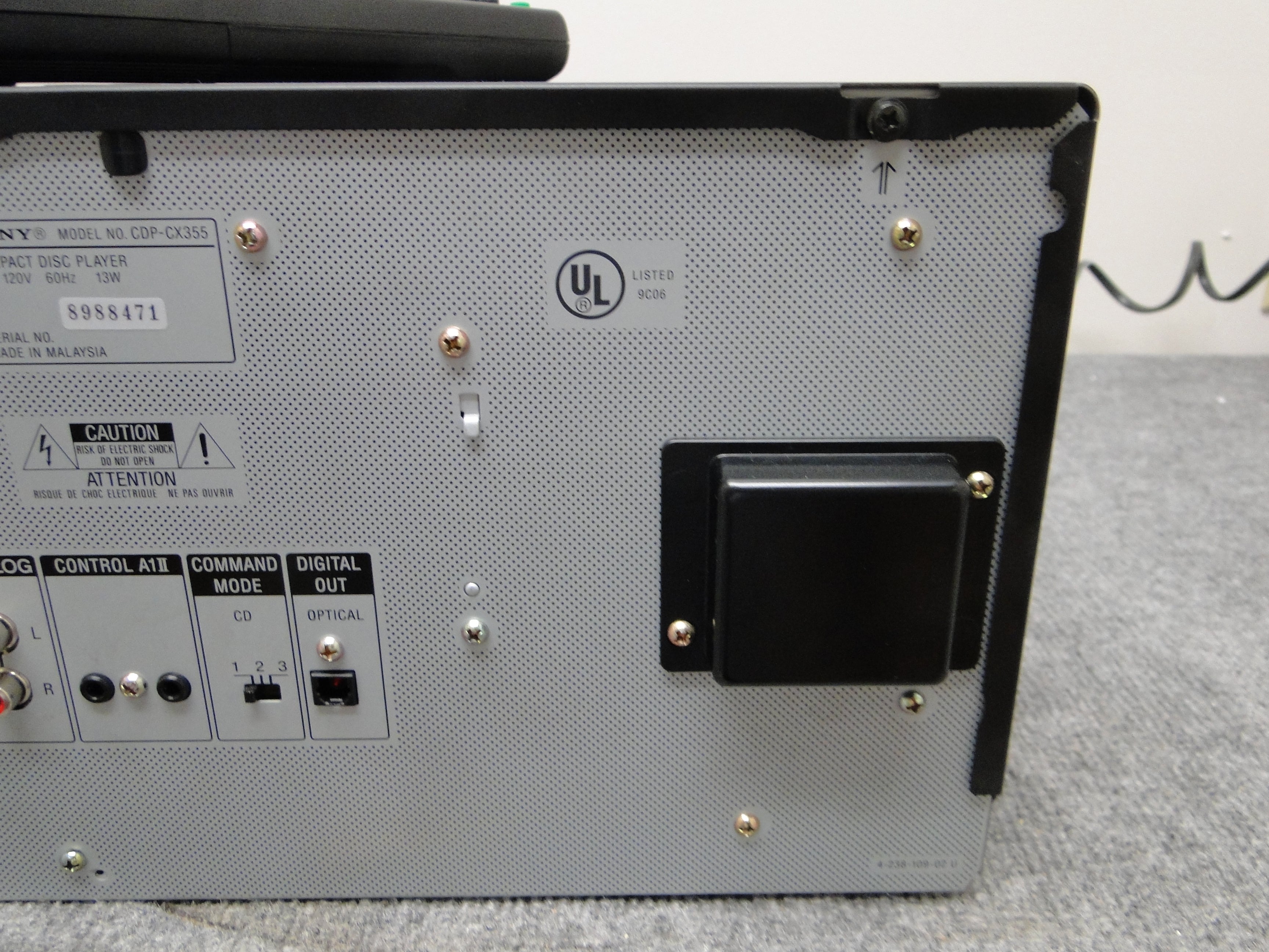 Sony CDP-CX355 CD Carousel 300 Discs * Remote * Box – The