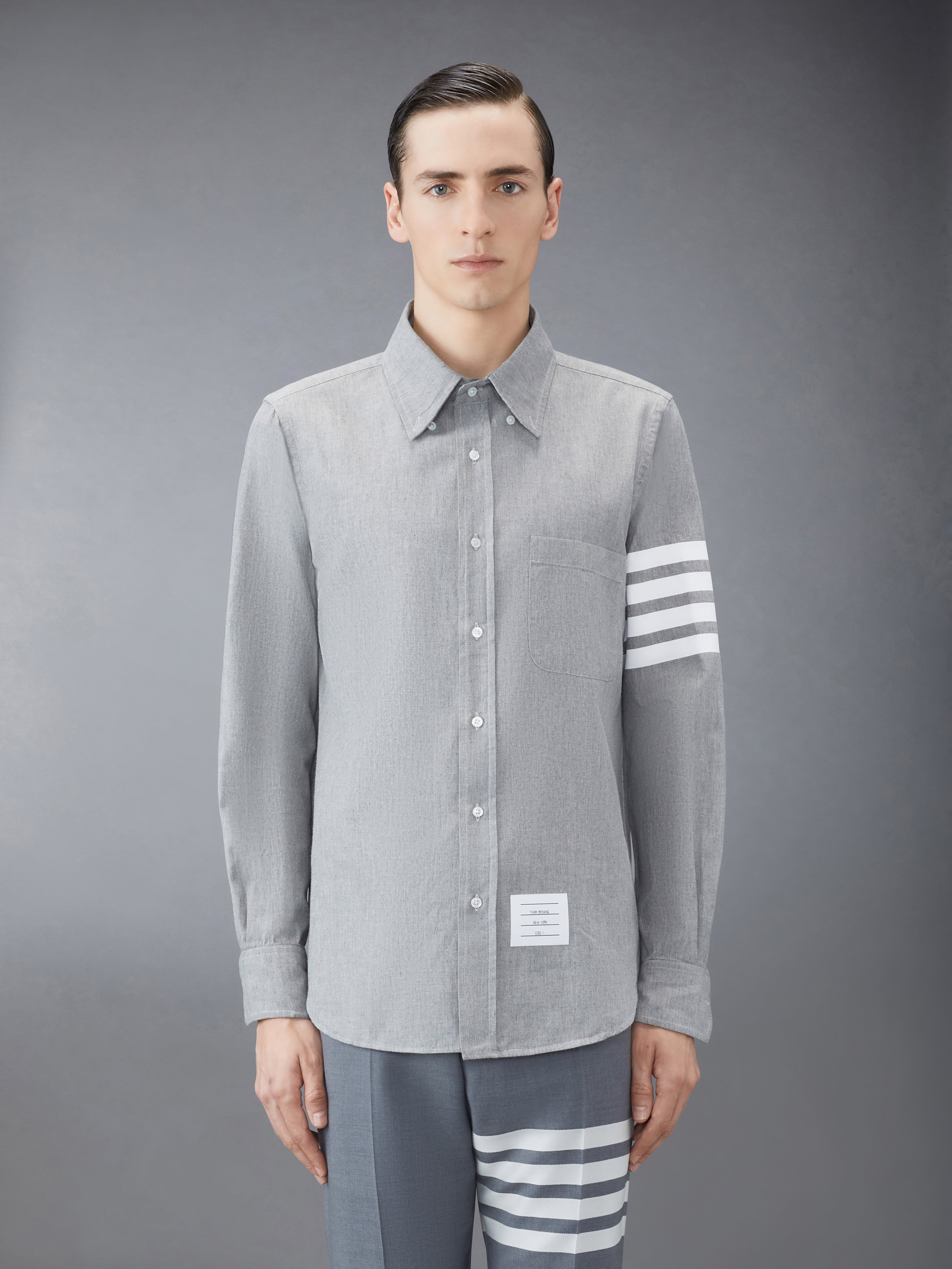 Chambray 4 Bar Shirt | Thom Browne