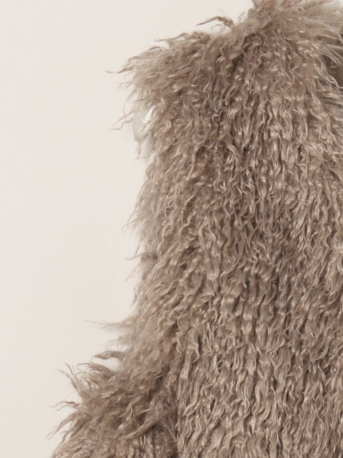 Wavy fur short gilet｜スリードッツ オフィシャルオンラインショップ