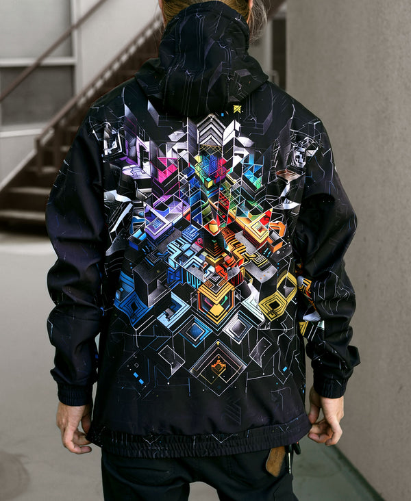 Teleport Waterproof Pullover Jacket by Threyda - Threyda Art and