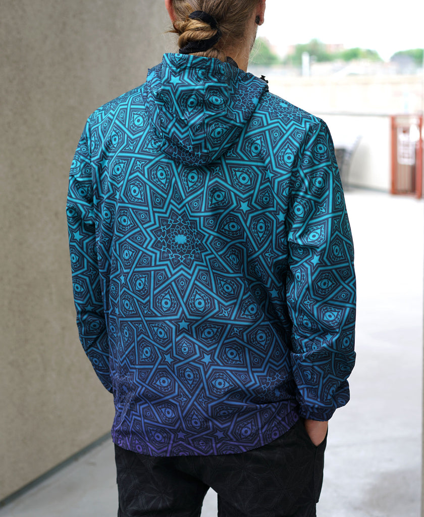 Third Eye Windbreaker Jacket by Threyda - Threyda Art and Apparel
