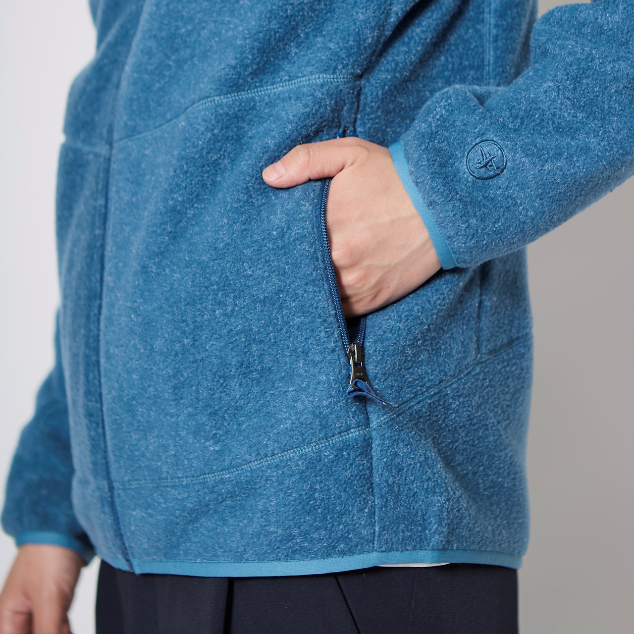 美品】Foxfire POLARTEC中綿 セットアップ【ブルー／Mサイズ】 美品