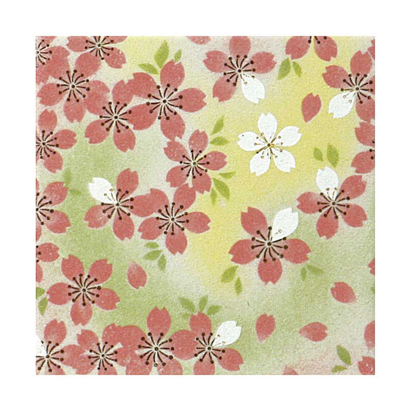 床&壁タイル 古 97角 花柄 色:01/B 22384XIS | タイルライフ リクシル