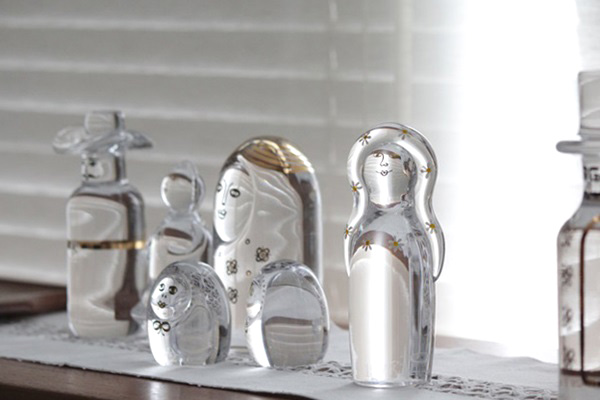 Kosta Boda】 「Familjen（家族）」シリーズ 3 点セット Kosta Boda