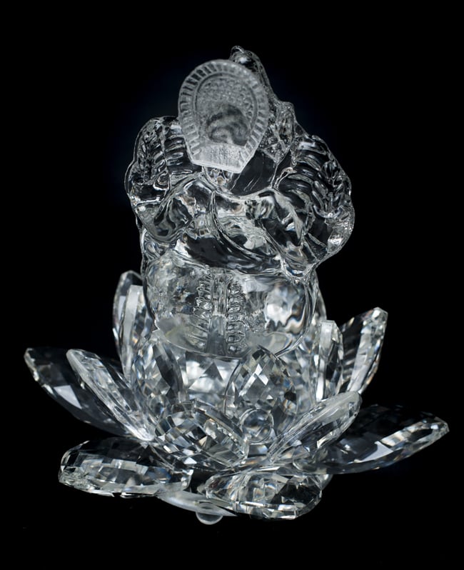 訳アリ]蓮に坐るクリスタルガネーシャ[14cm] の通販 - TIRAKITA.COM