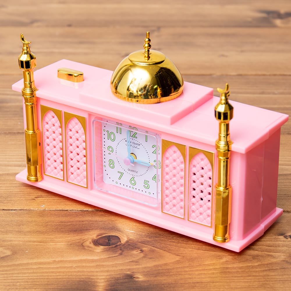 インド品質]アザーン目覚まし時計−モスク-ピンク の通販 - TIRAKITA.COM