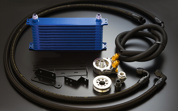 ZN6/ZC6】GReddy オイルクーラーキット スタンダード 10段 | TRUST