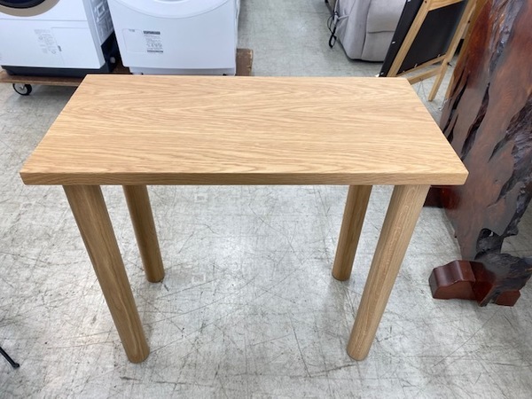 無印良品 MUJI 板と脚でできた木製テーブル 120×60 オーク材 廃盤 無印
