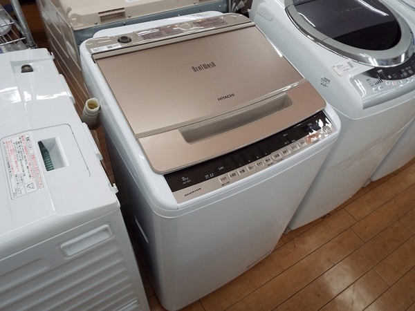 HITACHI 最新！2019年製造のビートウォッシュ8.0kg洗濯機が入荷しま