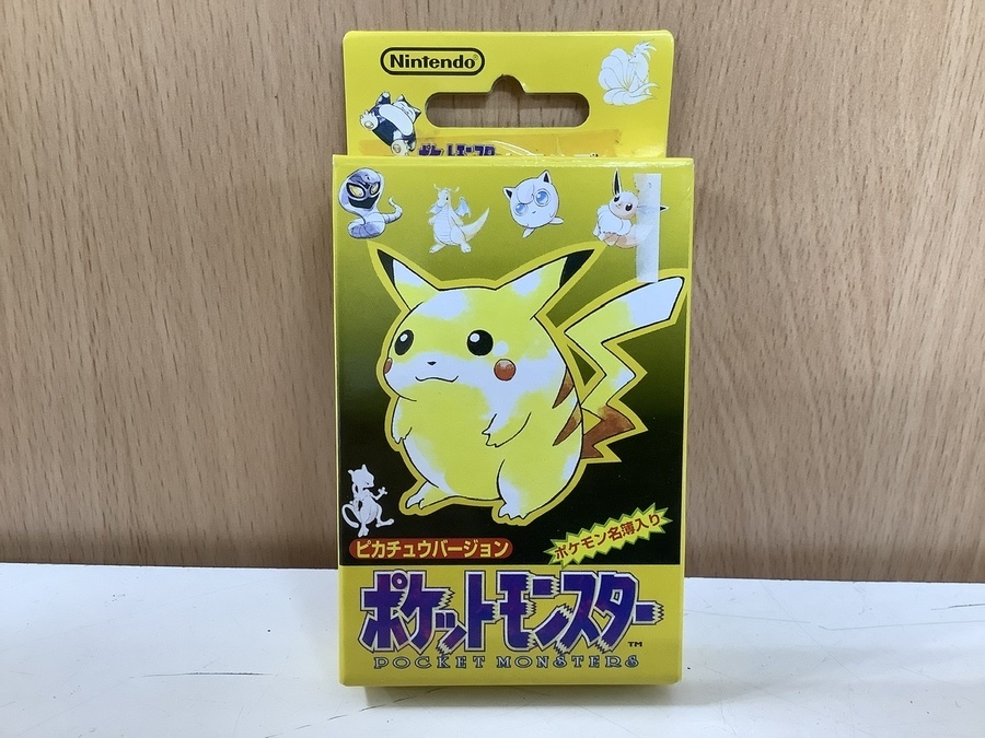 ポケモングッズ！】ポケットモンスターピカチュウ版のトランプが入荷