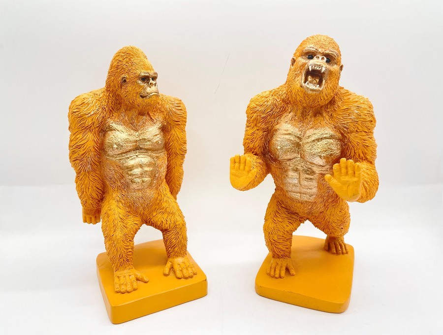 KARE / カレ ブックエンド ゴリラオレンジセットが入荷しました