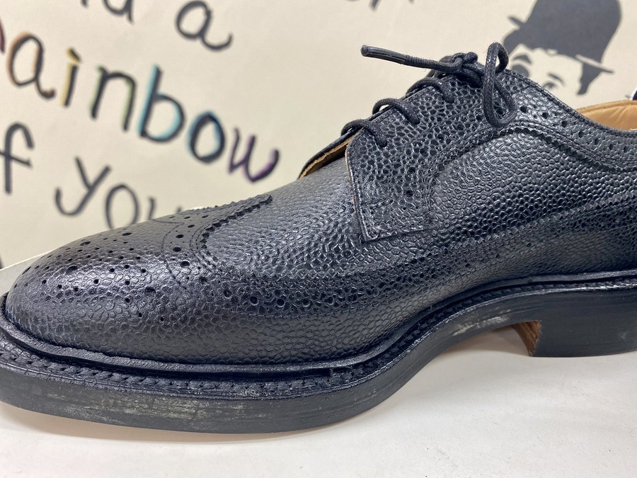 足元にも品を♪】Thom Browne(トムブラウン)のウィングチップシューズ