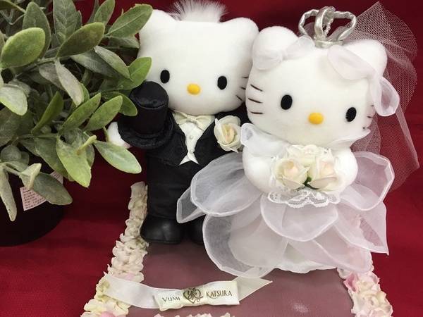 希少品!!桂由美コラボ キティ&ダニエル ウェディングドールが買取入荷