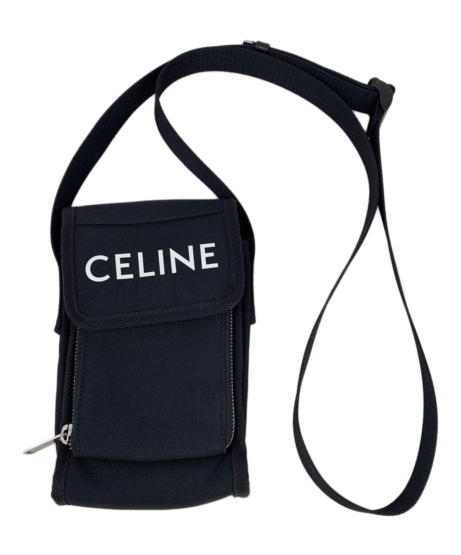 中古・古着通販】CELINE (セリーヌ) ショルダーポーチ ブラック